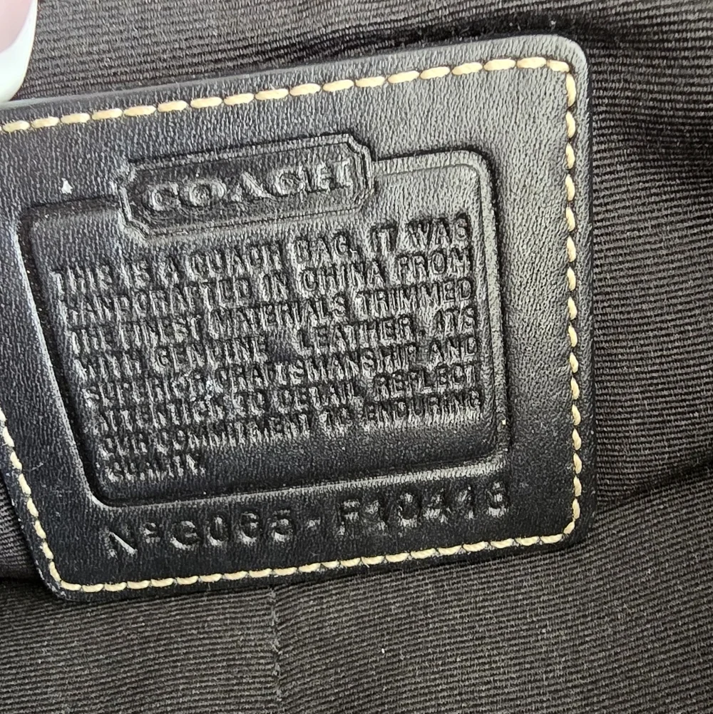 Coach *FINAL OFFER* Black and Gray Patterned Shoulder Bag - Picture 4 of 7